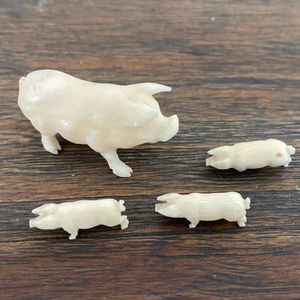 Pigs 4 vintage Art decor